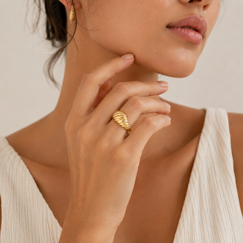 Aurelio - Sculpted Dome Ring