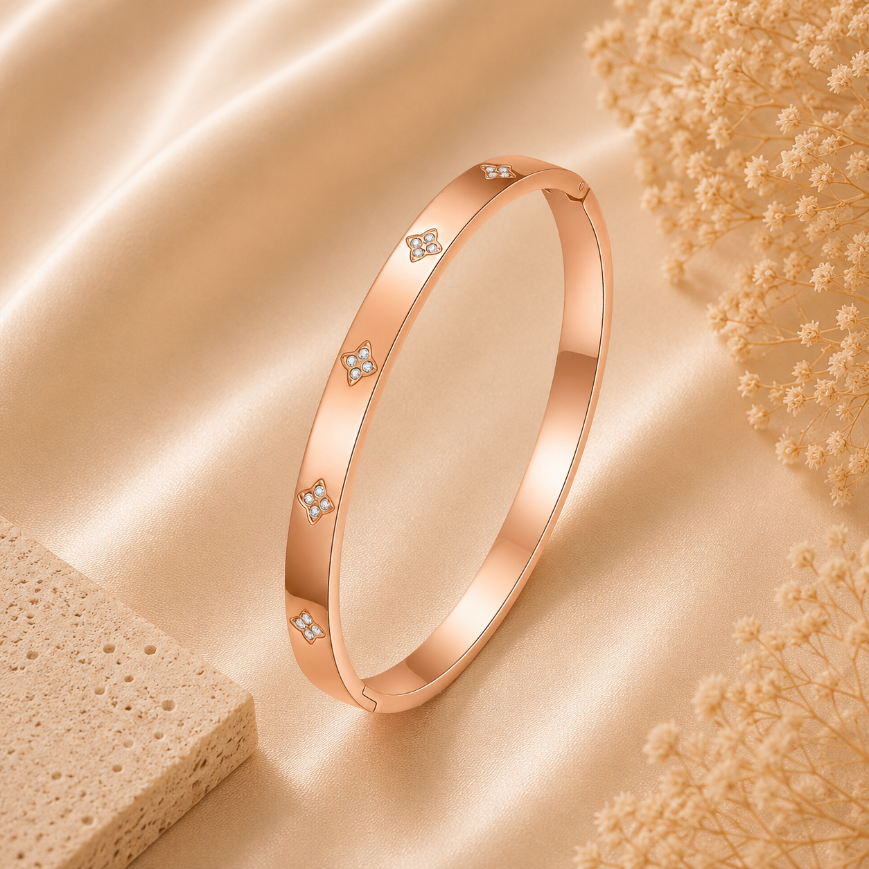 Aurelia - Fleur Éclat Bangle