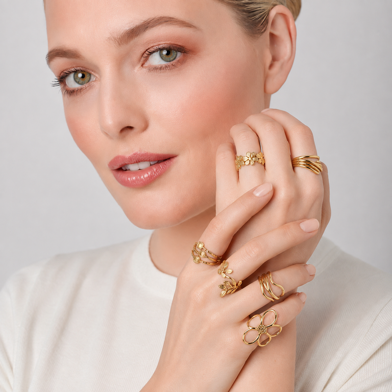 Sylvara - Adjustable Ring Set