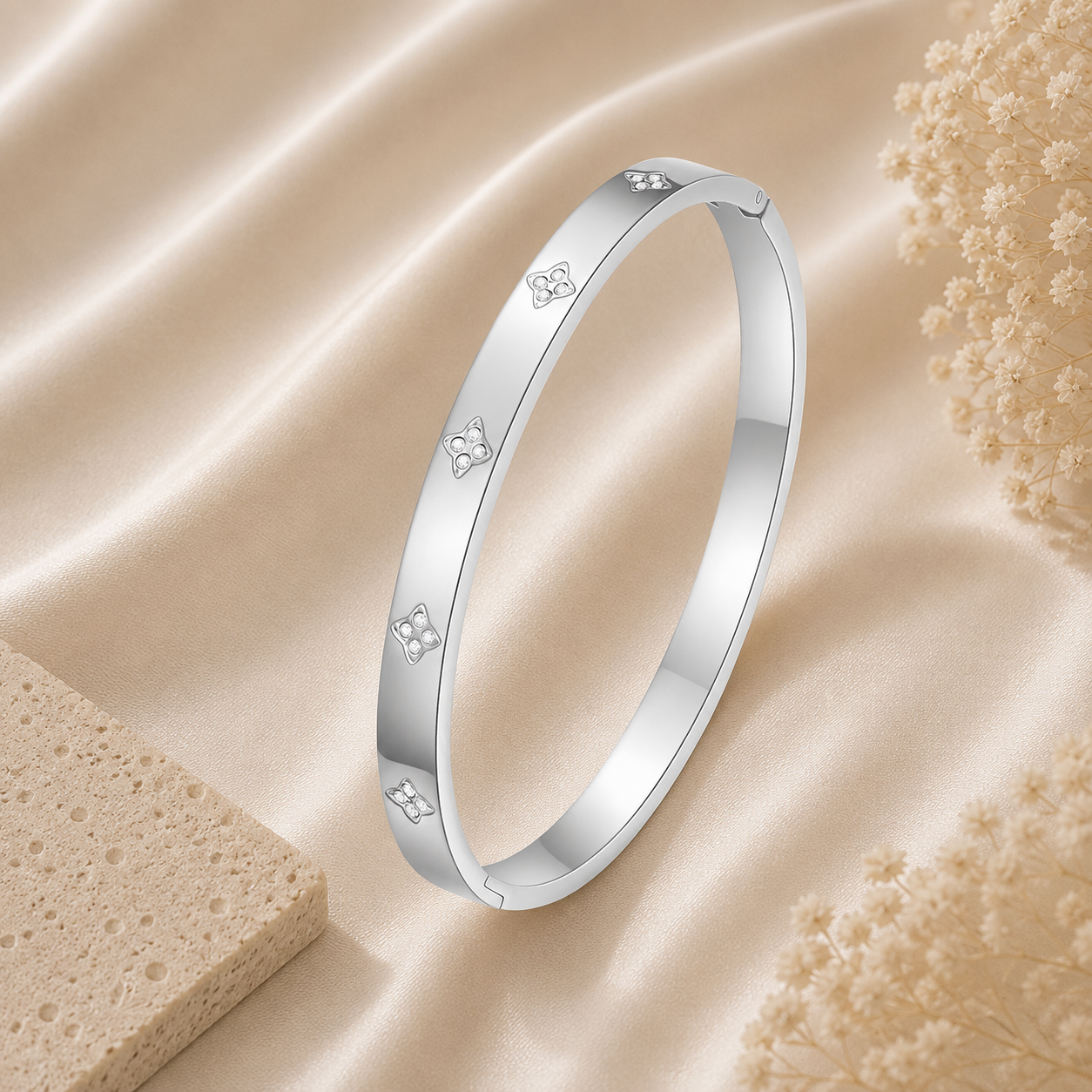 Aurelia - Fleur Éclat Bangle
